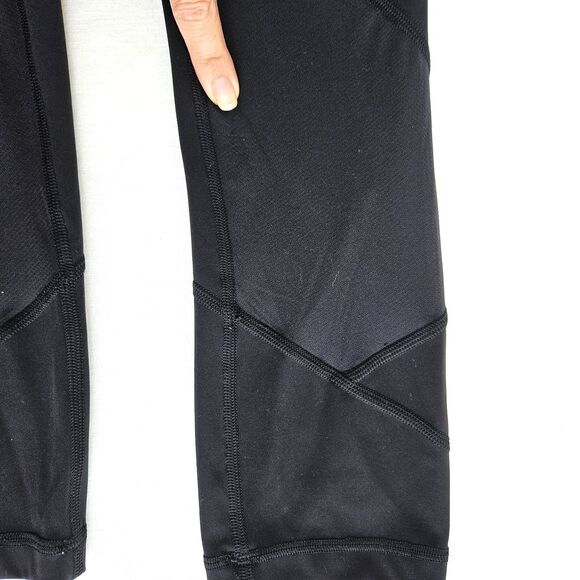 Lululemon Pace Rival Crop Full-On Luxtreme 22" Womens Size 4 Black - Picture 12 of 15